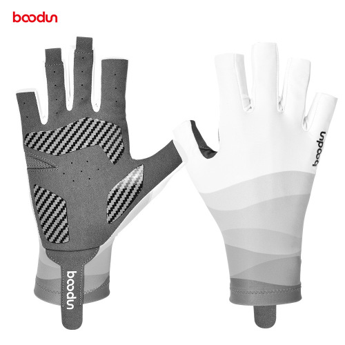 Boodun/Boodun New Fishing Gloves, Sun-protective Lightweight Breathable Fingerless Fishing Gloves with Non-slip Design for Rock Fishing