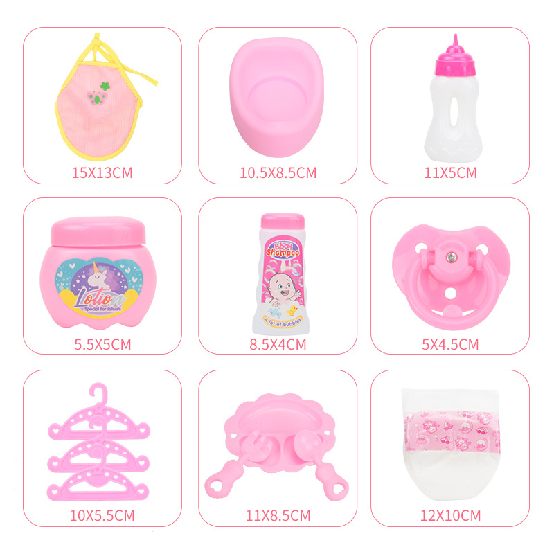 Se parpadeará agua comer leche Pee bebé juguete niña niño rompecabezas Casa Familia familia