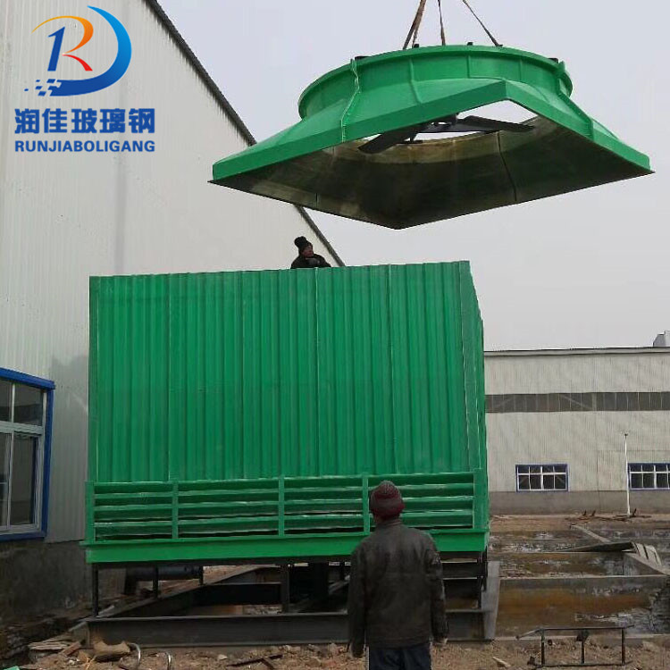 厂家供应玻璃钢冷却塔风筒 圆形冷却塔风筒 型号颜色均可生产