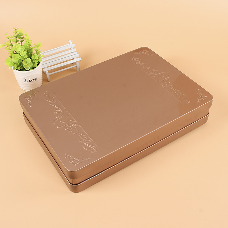 厂家定制 饼干铁盒 巧克力食品金属盒 长方形食品包装 保质保量