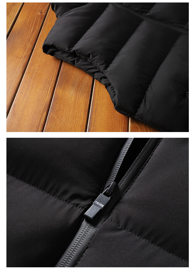 Herbst und Winter neue große Baumwollweste Herren Winter koreanische Version Trend Slim Fit, hübscher lässiger Jugendschatz_voghion.com