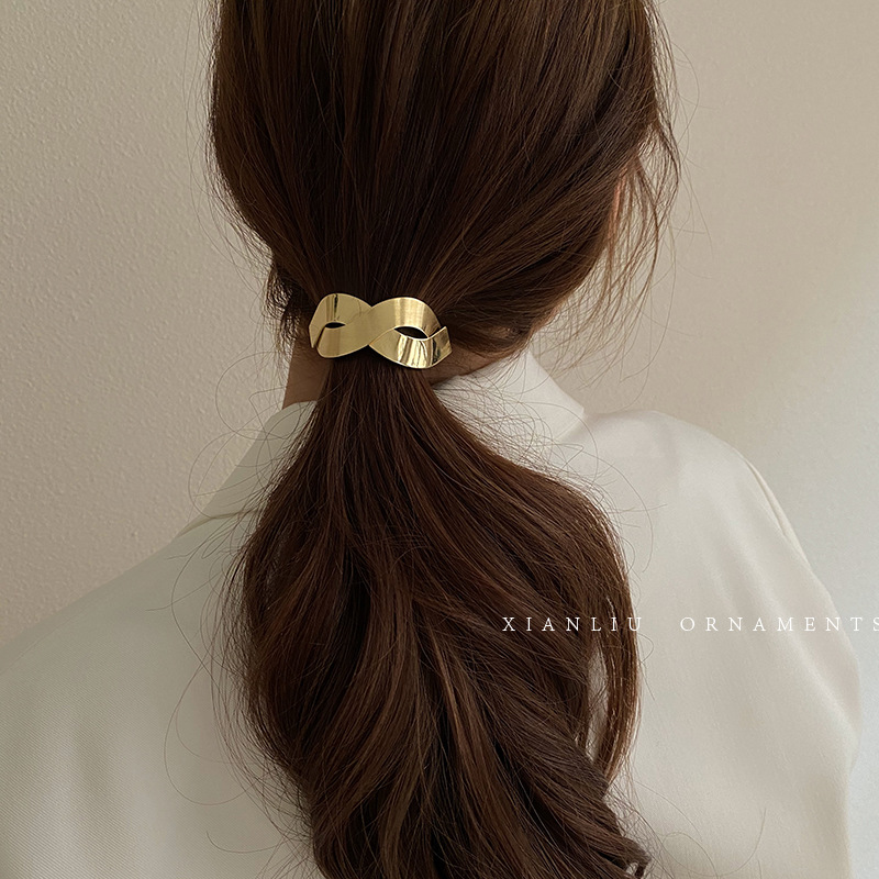 Classic Style Geometric Alloy Hair Tie display picture 2