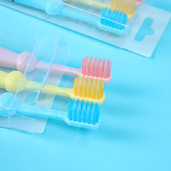Factory Wholesale Children's Oral Cleaning Toothbrush 3-Pack for 2-5 Years Old Macaron Infant Baby Fine Hair Soft Bristle Toothbrush