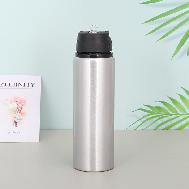 Creativo hervidor de aluminio portátil al aire libre de una sola capa deportes hervidor publicidad regalo taza al por mayor