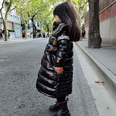 冬裝新款兒童羽絨服過膝中長款加厚寶寶男童女童外套中小童大童潮