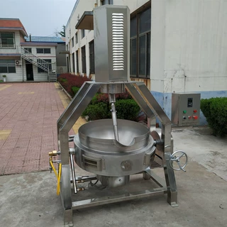 辣酱自动搅拌熬制设备 电动商用炒糖机器 工业大型加热煮花生糖锅