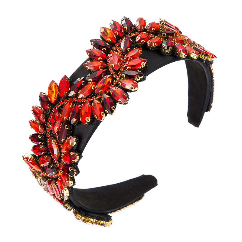 New  S-shaped Color Full Rhinestone Headband display picture 8