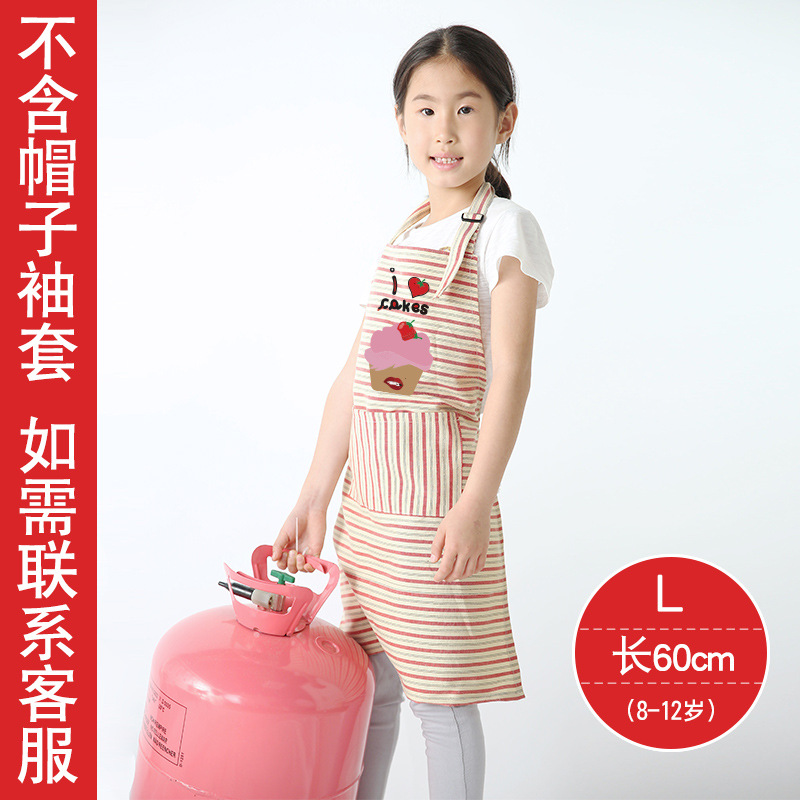 Pintura de estilo coreano para niños anti-incrustante arte para niños medianos y grandes DIY jardín de infantes personalizado LOGO delantal bolsillo