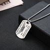 Brand necklace hip-hop style stainless steel, accessory, internet celebrity, European style