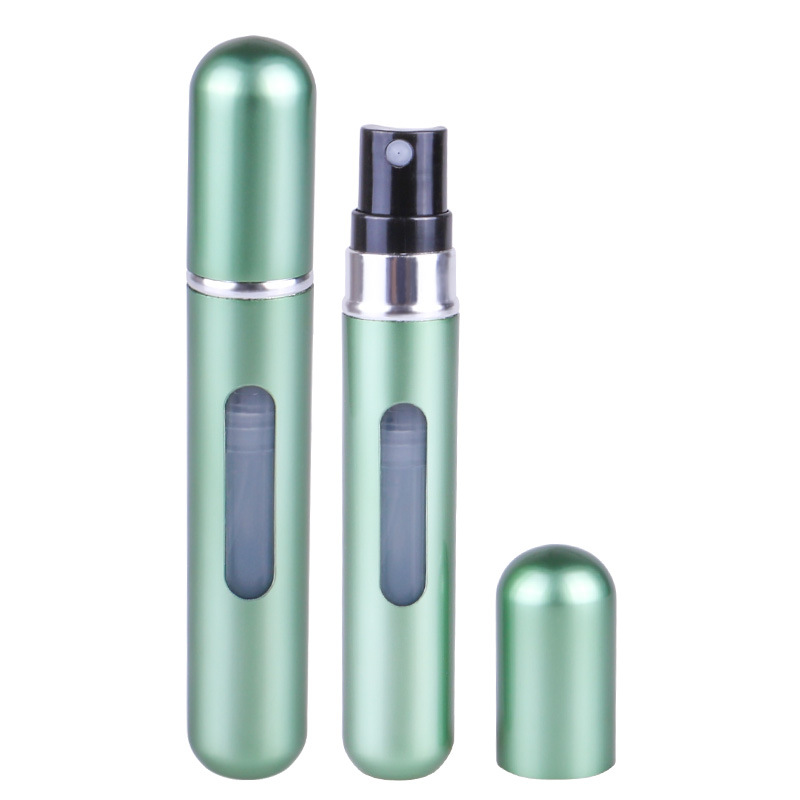 8ml de perfume sub-botella de llenado inferior redonda botella de spray de lápiz labial portátil de viaje Ciclo de alta gama