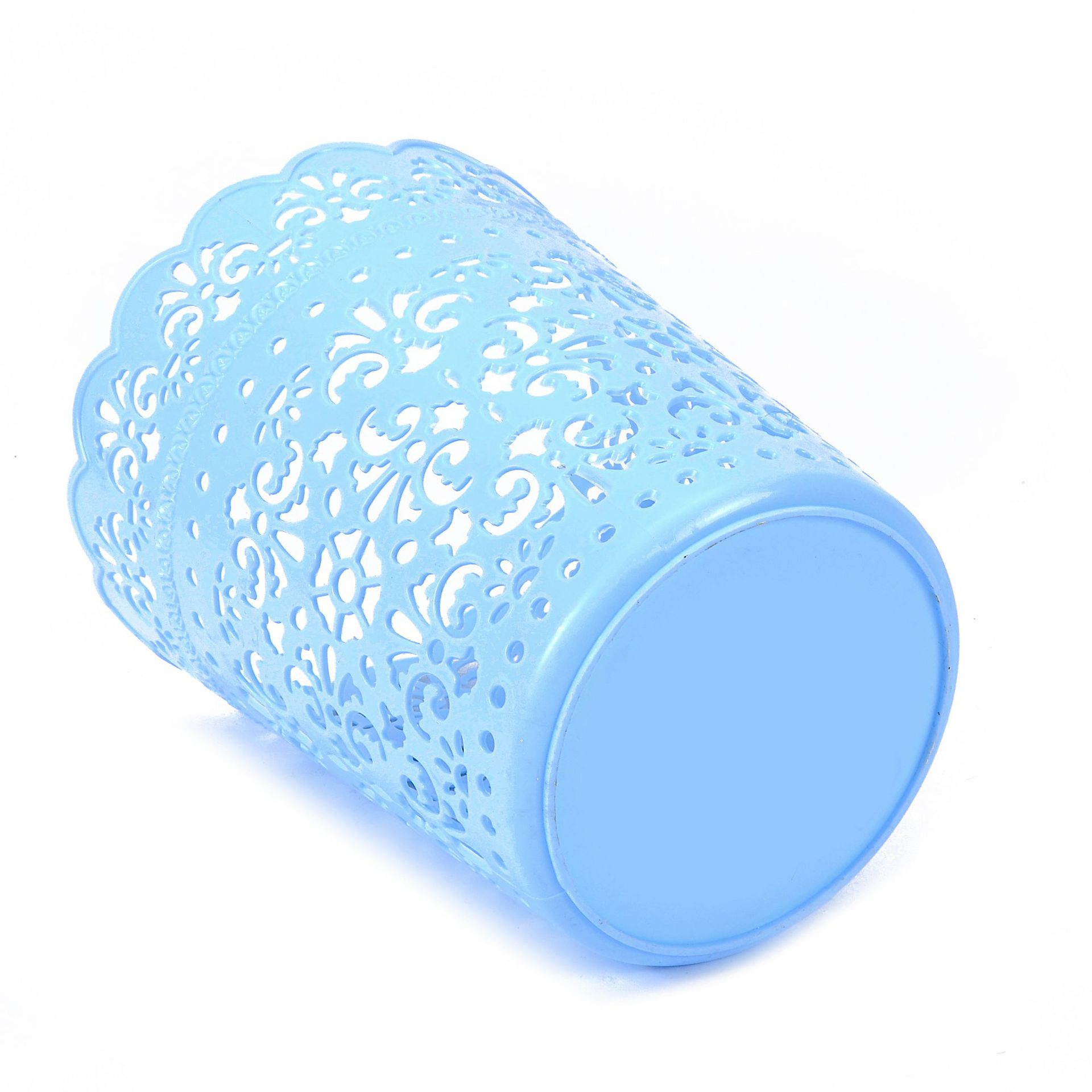 清仓大甩卖爆款2511系列花孔镂空纸篓 蕾丝皇冠花盆 塑料花盆详情图4