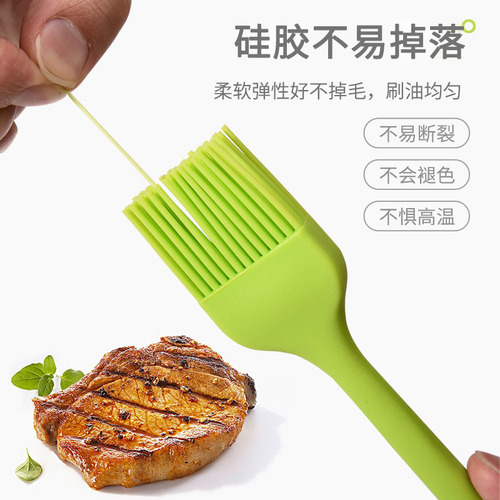 BBQ Grilling Tools BBQ Brush Set Eco-Friendly Silicone Bristle Brush Bread Brush Cleaning Brush Grilling Brush Oil Brush