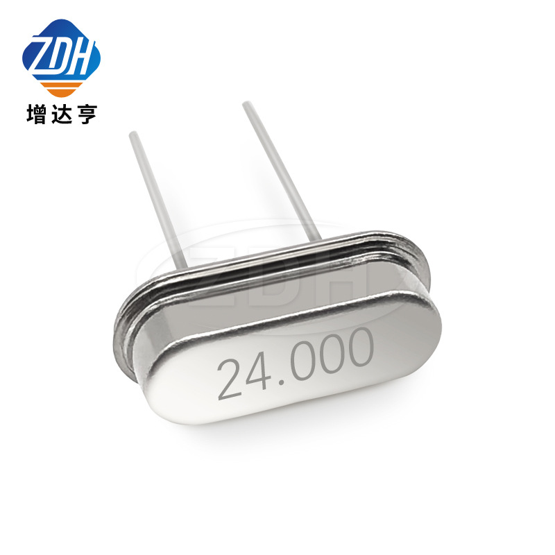 直插无源晶振24M 24MHZ 24.000MHZ HC-49S 49S 石英晶体谐振器