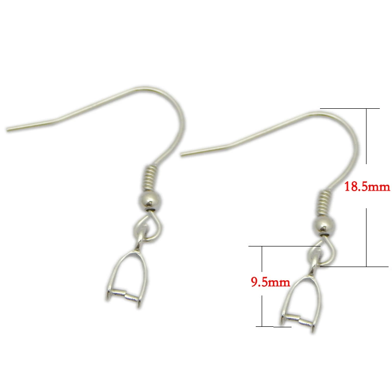 Accessories, earrings, accessory, platinum glossy lock, silver 925 sample, wholesale