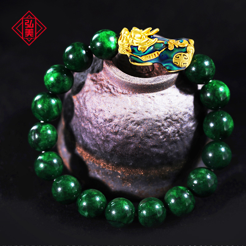 Cross-border jade auspicious Pixiu brace...