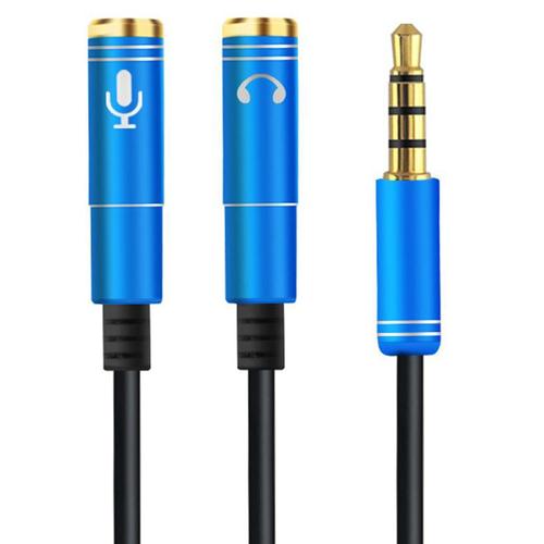 Laptop Headphone Dual-in-One Adapter Phone Audio Cable Y-Splitter Connector Manufacturer