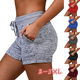 New foreign trade women's clothing base quick-drying yoga leisure sports waist lace-up elastic shorts women's clothing spot