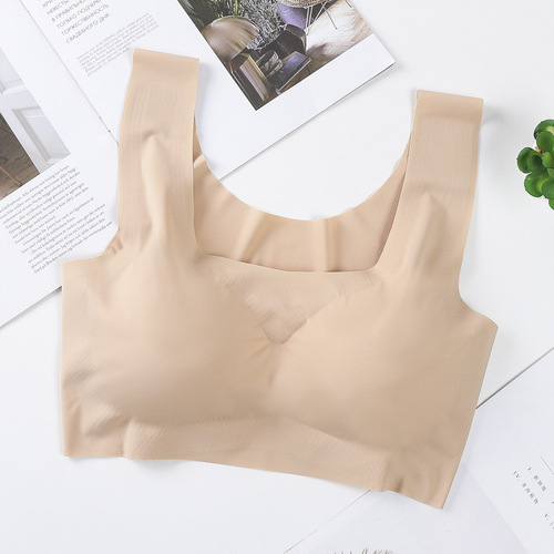 Double-sided 3030 cloth Japanese Shangpin first-generation safe and traceless sports bra for women without wires and comfortable sleep bra