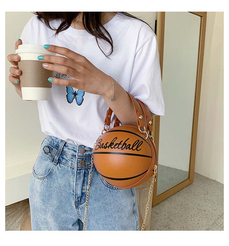 Nouveau Sac De Basket-ball À Chaîne Rose Pour Femme display picture 23