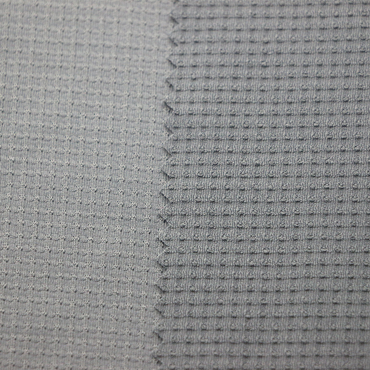 尼龙双面提花布针织纬编尼龙锦纶氨纶弹力吸湿排汗速干双面提花布