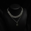 Brand accessory, necklace hip-hop style, European style, Aliexpress