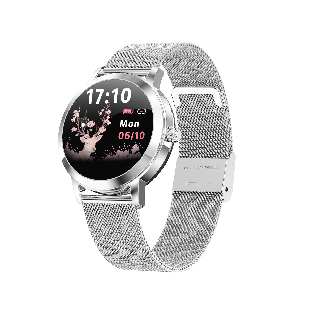 2020 frauen Smart Armband Boutique mit Diamant LW10 Bluetooth Uhr Gesundheit Herz Rate Informationen Push_voghion.com