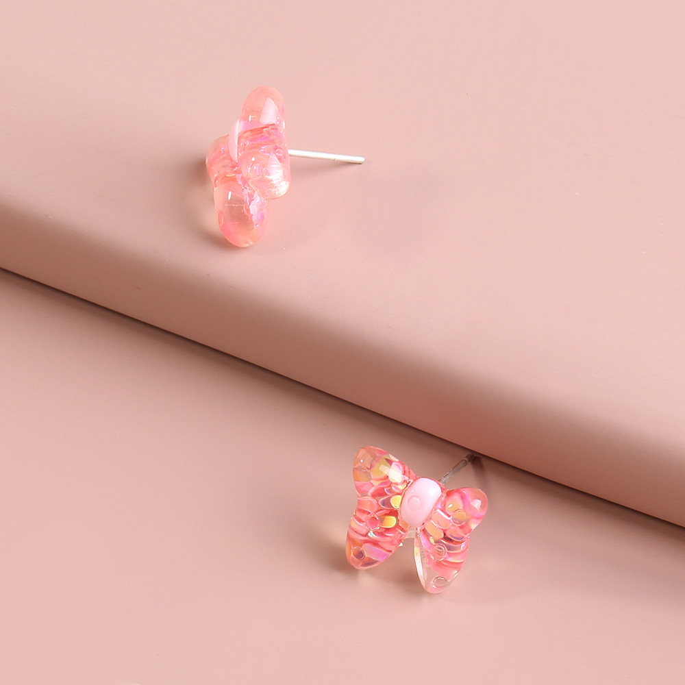 Fashion Simple Bow Strawberry Stud Earrings display picture 11