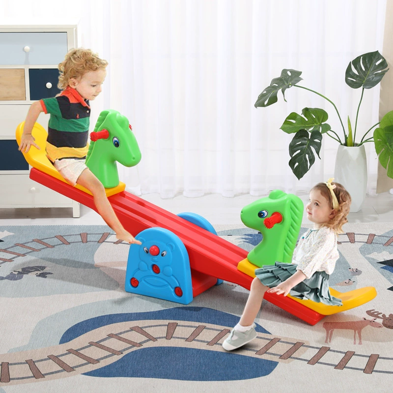 Детского сада сесав игрушки детей особенного предложения коромысло лошади двойного троянского крытого пластиковое тряся