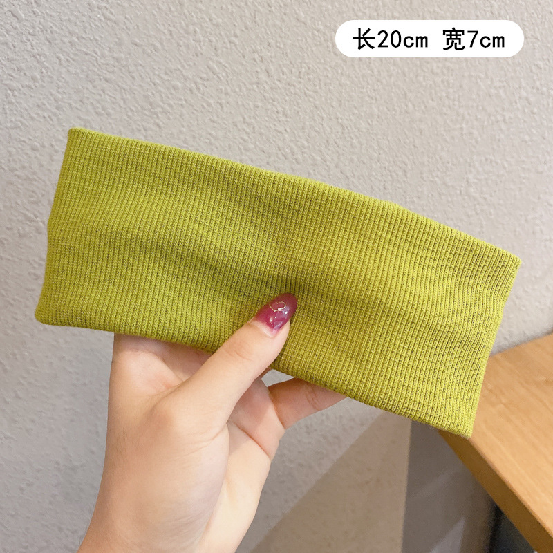 Ouyang Nana mismo estilo de banda de pelo de los deportes de las mujeres Red rojo todo partido sudor absorbente de salir corriendo de punto lavado de cara diadema pañuelo femenino