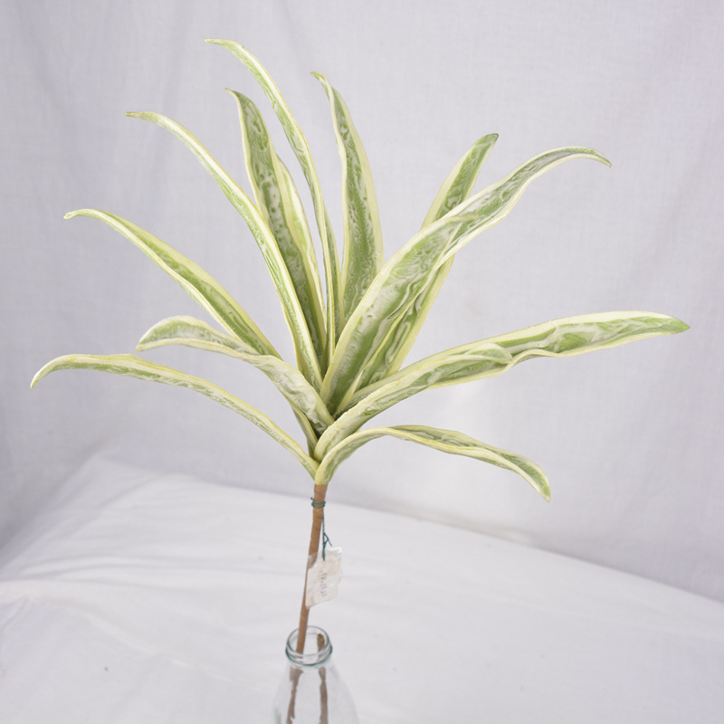 手工制作 PE仿真芦荟插枝 家居卖场装饰拍摄道具外贸货源支持定制