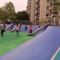 嘉興市桂苑老舊社區改造案例 游樂設施健身廣場器材 塑膠地面
