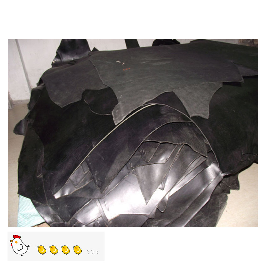 黑色亮面植鞣1.8-2.0MM厚头层黄牛皮挺身效果包包，箱包用料