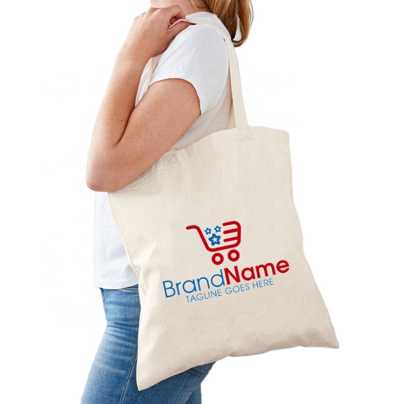 定制帆布包女单肩手提袋帆布袋购物袋定做培训班棉布休闲学生包