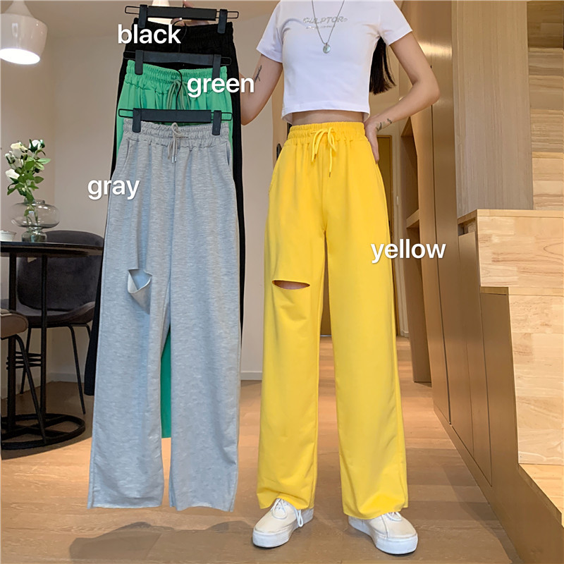 Damen Freizeithose Aus Baumwolle Mit Gummizug Für Den Sommer_voghion.com