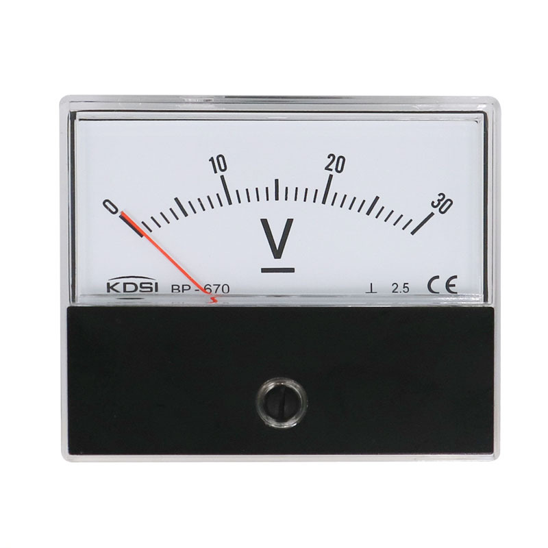 工厂供应 口罩机用刻度盘指针电压表头BP-670 DC30V直流电压表