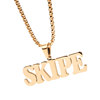 Necklace stainless steel, men's pendant, jewelry hip-hop style