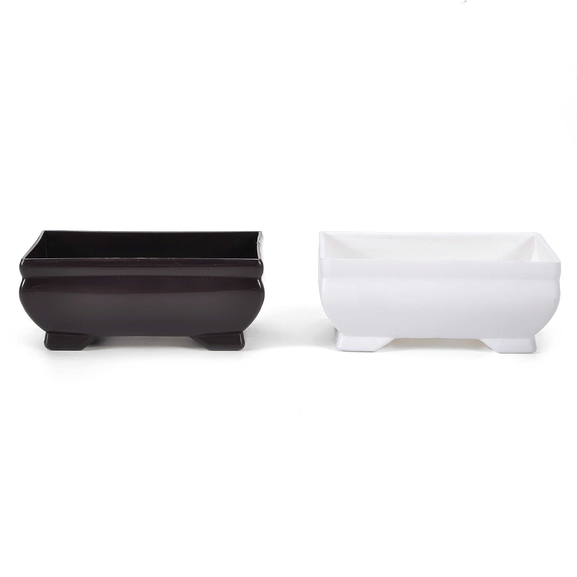 The manufacturer supplies P001 artificial flower rectangular flowerpots + foam velvet flower POTS and imitation porcelain flowerpots detail image 2