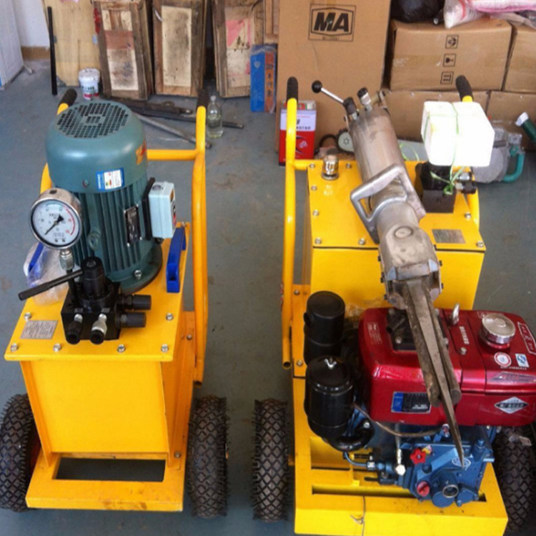 矿山岩石电动分裂机 小型电动液压分裂机劈裂枪混凝土4kw分裂机