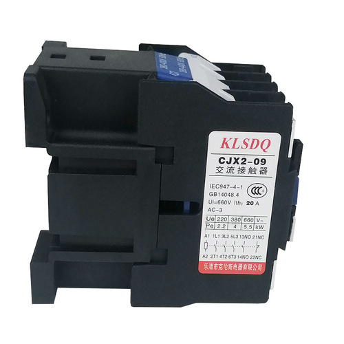 110V 220V 380V AC Contactor CJX2-0910/CJX2-0901, Direct Supply from Manufacturer