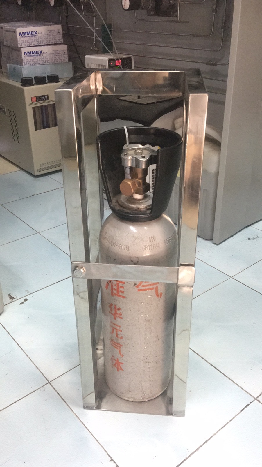 4L不锈钢钢瓶柜