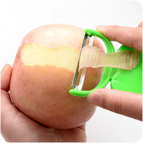 可折叠苹果型瓜果刨 水果削皮器 厨房水果刀削皮刀 刨子 可印LOGO