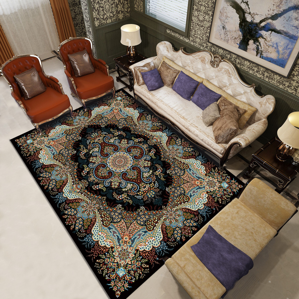 家用地毯,波斯地毯,客厅地毯,北欧地毯