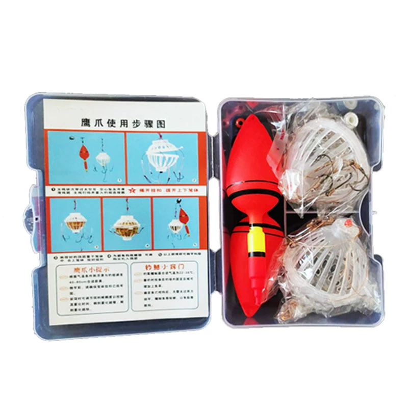 Manufacturer custom 组 fishing group explosion set fluorescent water explosion hook combination fish hook spot custom processing