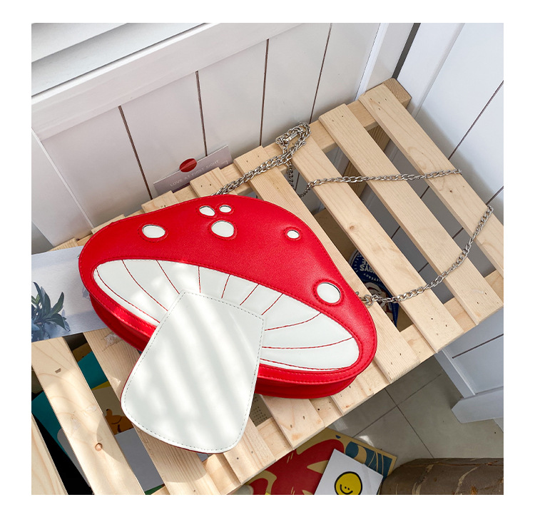 652g Weight Polyester Lining Material Zipper Closure Type Single Shoulder Strap Strap Type Circle Bag Bags Type Travel, Street Occasion Pu Leather Material Fruit Pattern All Seasons Season Women's Gender Cute Style Round Shape Red Color Small Size Small Pu Leather Circle Bag Shoulder Bags 13