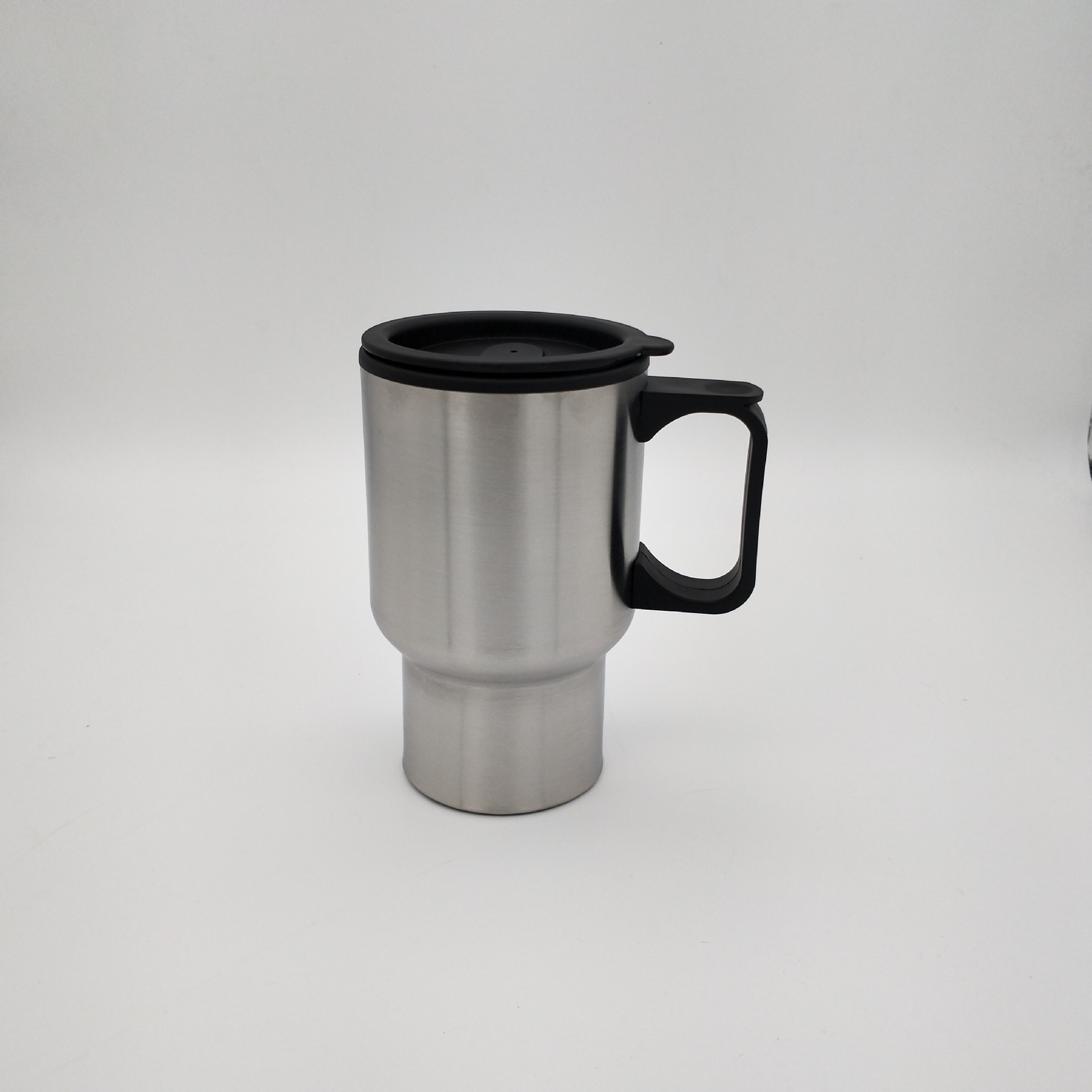 Fábrica al por mayor de doble capa de plástico exterior de acero inoxidable coche taza 450mL coche publicidad taza de agua Impresión de logotipo gratis