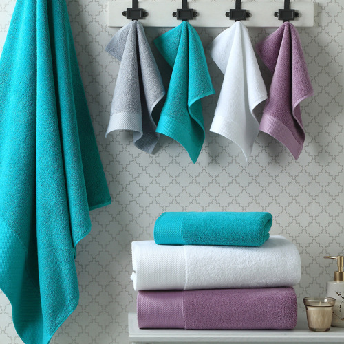 Factory Wholesale 100% Cotton Hand Towels Pure Cotton Square Towels Plated Silk 16 Yarn Spiral Cotton Towel