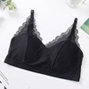 Supporting comfortable elegant wireless bra, elastic protective underware, lifting effect