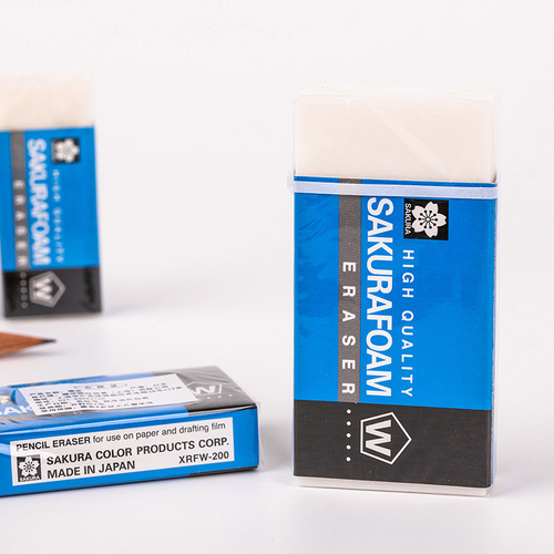 Sakura Eraser Japanese students wipe clean high-gloss art sassafras leather painting