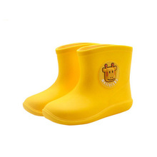 兒童寶寶雨鞋套裝男童女童雨靴嬰兒幼兒園防滑學生水鞋可愛硅膠鞋