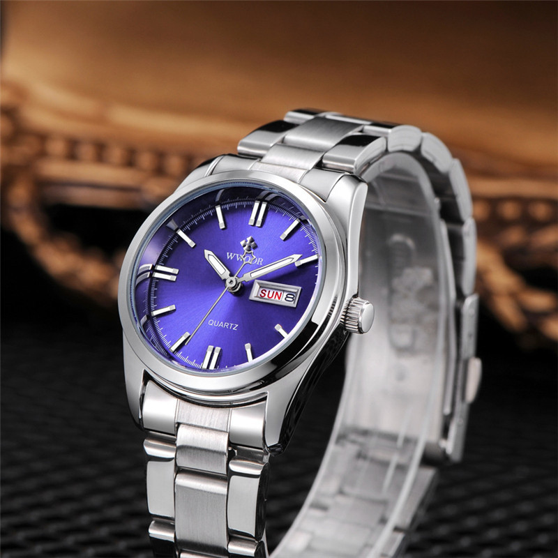 WWOOR hold Love 8804 reloj de moda para mujer Calendario de cuarzo semana dama reloj de moda reloj de estudiante de personalidad